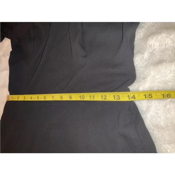 Abercrombie & Fitch Long Sleeve Babydoll Mini Dress Black Size Medium - Picture 9 of 11
